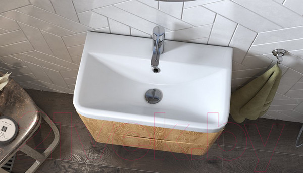 Изображение товара Тумба под умывальник Velvex Clay 60.2Y / tpCLA.60.2Y-230 (дуб верона)