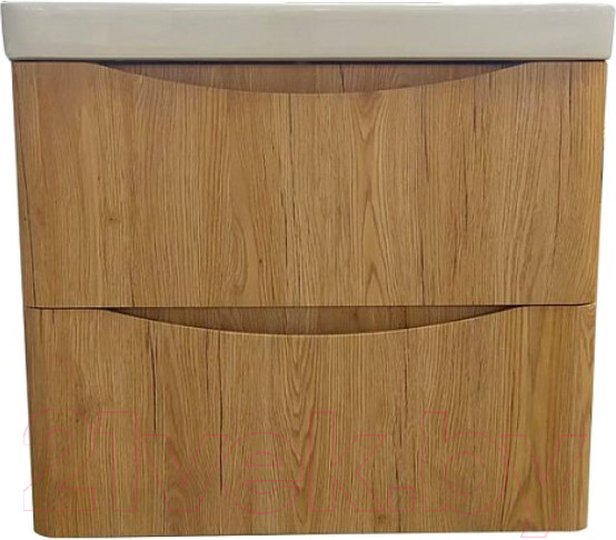 Изображение товара Тумба под умывальник Velvex Clay 60.2Y / tpCLA.60.2Y-230 (дуб верона)