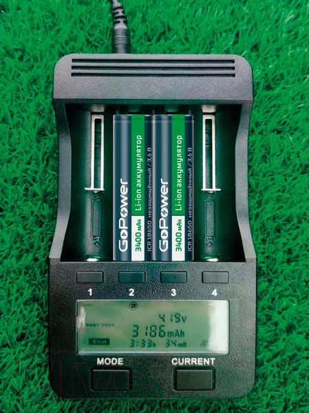 Изображение товара Аккумулятор GoPower 18650 Li-ion 3.6В 3400мАч / 00-00015349