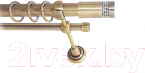 Изображение товара Набор наконечников для карниза Lm Decor YF116 Имидж 19мм (антик)