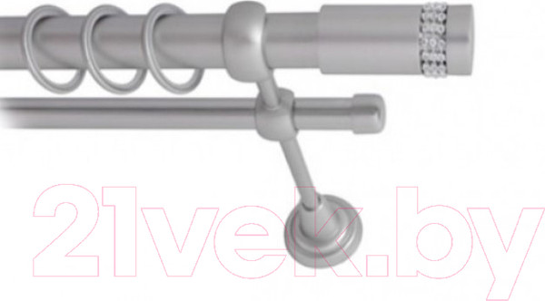 Изображение товара Набор наконечников для карниза Lm Decor YF116 Имидж 19мм (сатин)