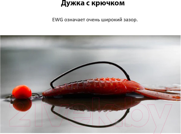 Изображение товара Набор крючков рыболовных Gamakatsu Worm Ewg Hooks Sil Stopper Black №4 / 185014-004 (5шт)