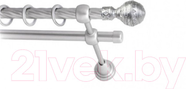 Изображение товара Набор наконечников для карниза Lm Decor YF161 Ампир 19мм (2шт, сатин)