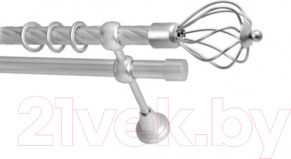 Изображение товара Набор наконечников для карниза Lm Decor YF625 Виола 19мм (2шт, сатин)