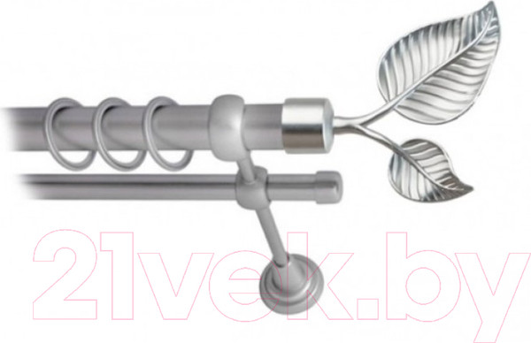 Изображение товара Набор наконечников для карниза Lm Decor YF022 Лист 16(19)мм (2шт, сатин)