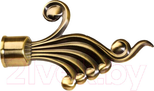 Изображение товара Набор наконечников для карниза Lm Decor YF023 Кения 25мм (2шт, золото)