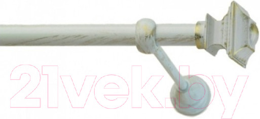 Изображение товара Набор наконечников для карниза Lm Decor YF030 Верди 25мм (2шт, белое золото)