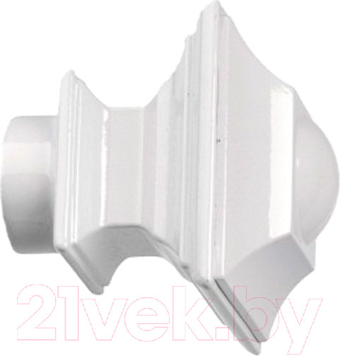 Изображение товара Набор наконечников для карниза Lm Decor YF030 Верди 25мм (2шт, белый глянец)