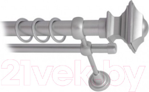 Изображение товара Набор наконечников для карниза Lm Decor YF030 Верди 25мм (2шт, сатин)