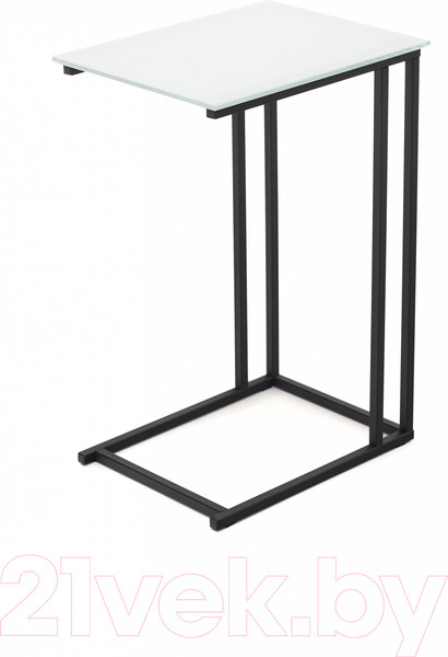 Изображение товара Приставной столик РасГар Престиж (белый/черный)