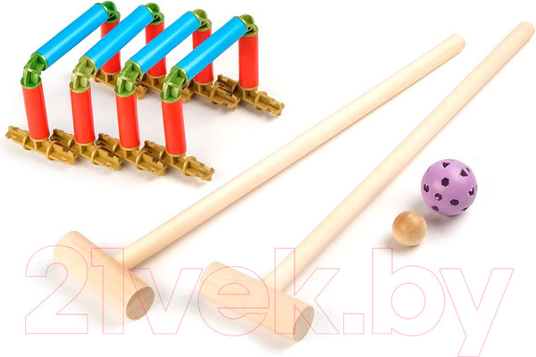 Изображение товара Набор для крокета Sima-Land Четыре калитки / 3740731