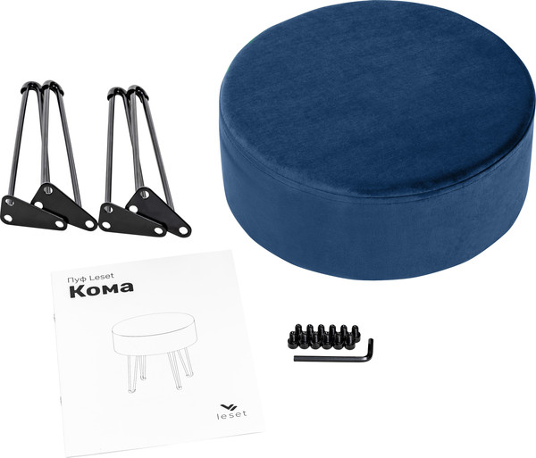 Изображение товара Пуф Импэкс Leset Кома (дарк блю)