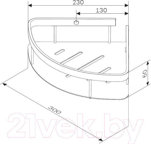 Изображение товара Полка для ванной AM.PM Sense L A7454122