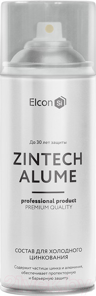 Изображение товара Состав для холодного цинкования Elcon Zintech Alume (520мл)