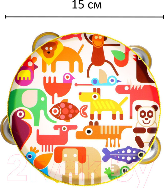 Изображение товара Музыкальная игрушка Sima-Land Веселые животные / 2546240