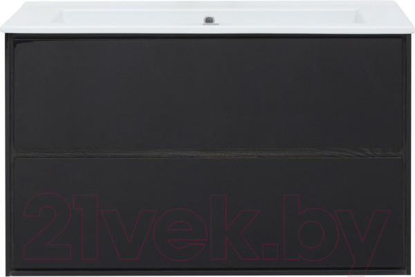 Изображение товара Тумба под умывальник Aquanet Милан 105 / 316690 (черный глянец)