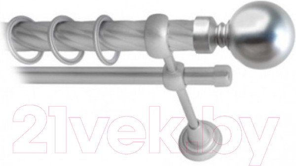 Изображение товара Набор наконечников для карниза Lm Decor YF059 Шар большой 25мм (2шт, сатин)