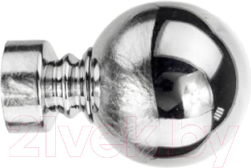 Изображение товара Набор наконечников для карниза Lm Decor YF059 Шар большой 25мм (2шт, хром)