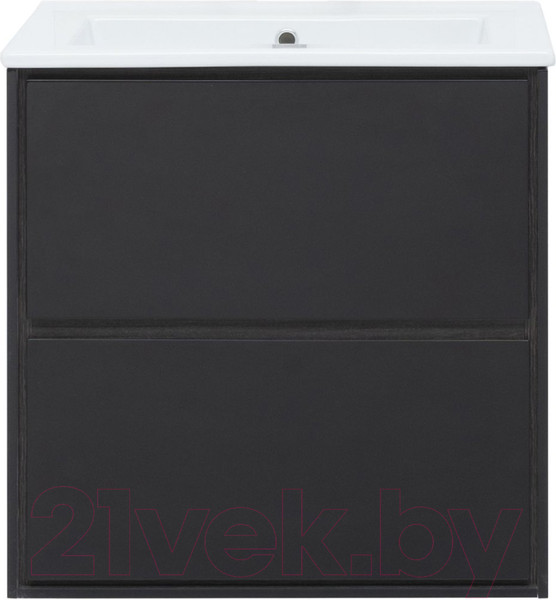 Изображение товара Тумба под умывальник Aquanet Милан 65 / 306379 (черный глянец)