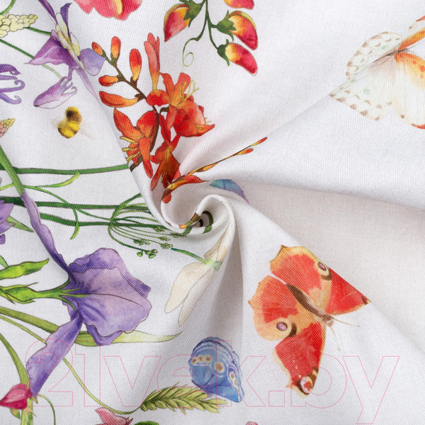 Изображение товара Дорожка на стол Этель Луговые цветы / 4026196 (40x146)