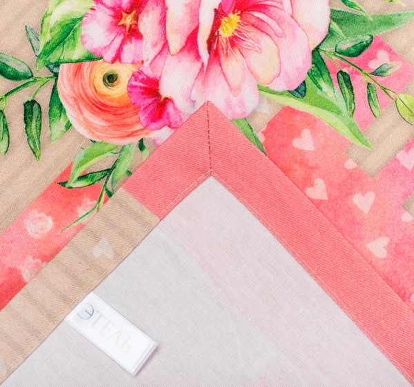 Изображение товара Дорожка на стол Этель Пионы / 4026206 (30x70)