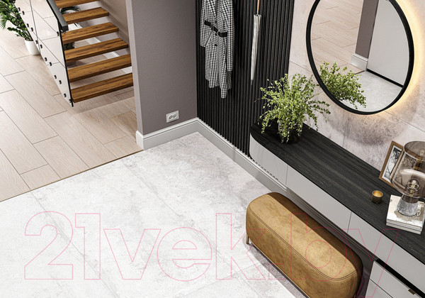 Изображение товара Плитка Alma Ceramica Cemento GFA57CMT40R (570x570, коричневый)