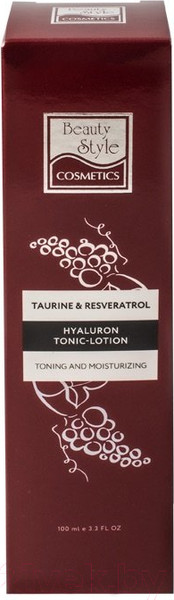 Изображение товара Тоник для лица Beauty Style Taurine & Resveratrol Гиалуроновый (100мл)