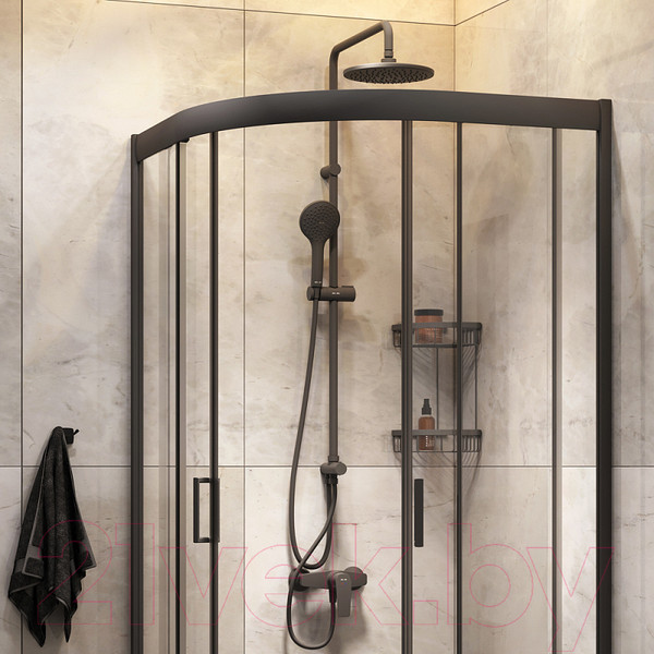 Изображение товара Душевой уголок AM.PM Gem 90x90 WK90EN (черный)