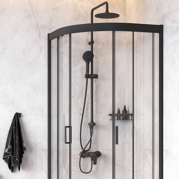 Изображение товара Душевой уголок AM.PM Gem 80x80 WK90EM (черный)
