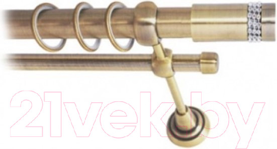 Изображение товара Набор наконечников для карниза Lm Decor YF116 Имидж 25мм (антик)