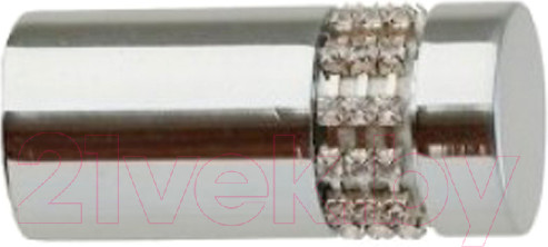 Изображение товара Набор наконечников для карниза Lm Decor YF116 Имидж 25мм (хром)