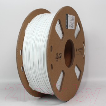 Изображение товара Пластик для 3D-печати Gembird 3DP-PLA-FL-01-W (1.75мм, 1кг, белый)