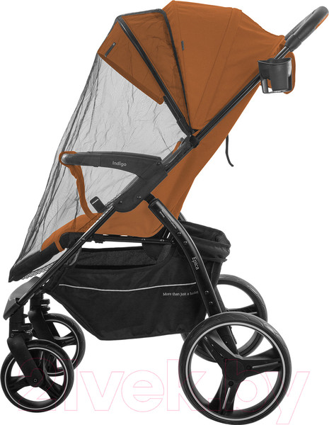 Изображение товара Детская прогулочная коляска INDIGO Epica XL (терракот)