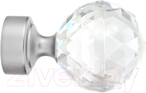 Изображение товара Набор наконечников для карниза Lm Decor YF130 Кристалл 25мм (2шт, сатин)