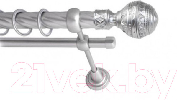 Изображение товара Набор наконечников для карниза Lm Decor YF161 Ампир 25мм (2шт, сатин)