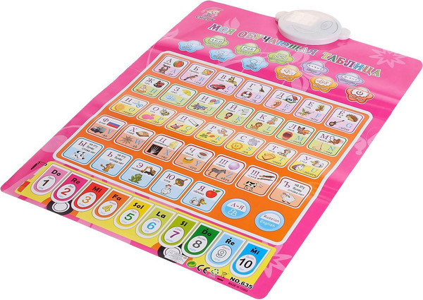 Изображение товара Развивающий плакат Sima-Land Азбука CD625RE / 168116, мягкая обложка