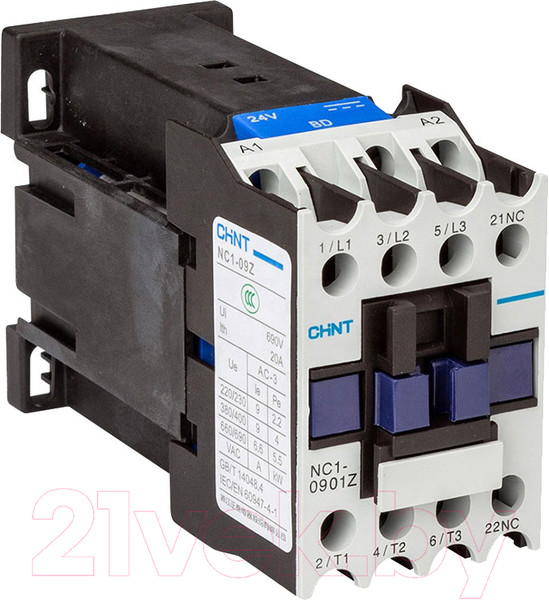 Изображение товара Контактор Chint NC1-0901Z 9А DC24В 1НЗ (R) / 220881