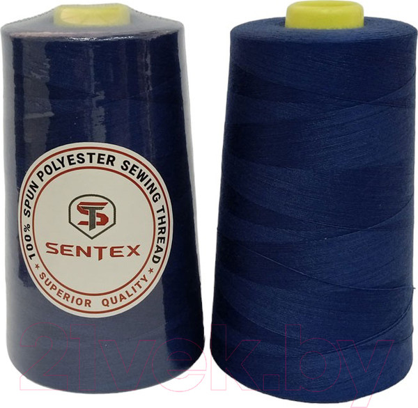 Изображение товара Набор швейных ниток Sentex 100% полиэстер 50/2 5000 ярдов 1298 (2шт)