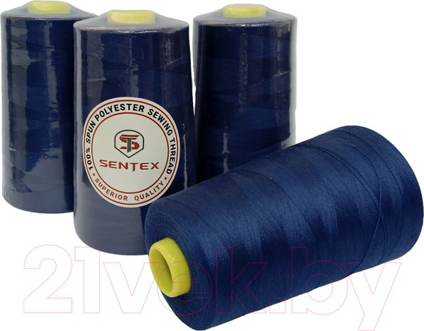 Изображение товара Набор швейных ниток Sentex 100% полиэстер 50/2 5000 ярдов 1298 (4шт)