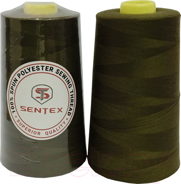 Изображение товара Набор швейных ниток Sentex 100% полиэстер 50/2 5000 ярдов 1356 (2шт)