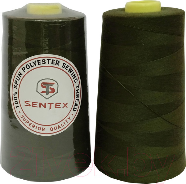 Изображение товара Набор швейных ниток Sentex 100% полиэстер 50/2 5000 ярдов 1357 (2шт)