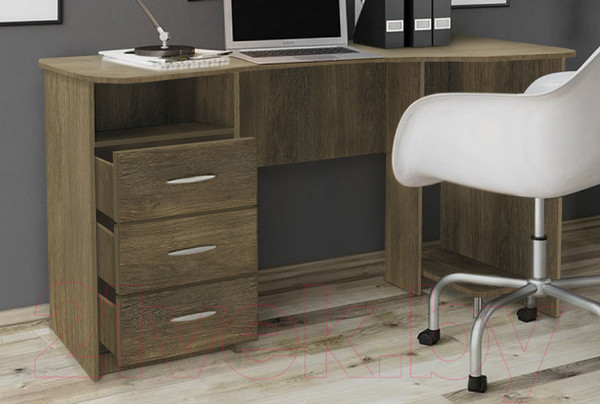 Изображение товара Компьютерный стол Артём-Мебель Вист СН-110.09 (дуб экспрессив бронзовый)