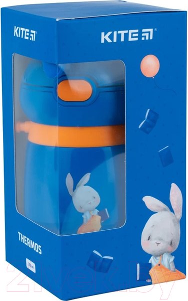 Изображение товара Термокружка Kite Rabbit 21-377-01 К (350мл, голубой)