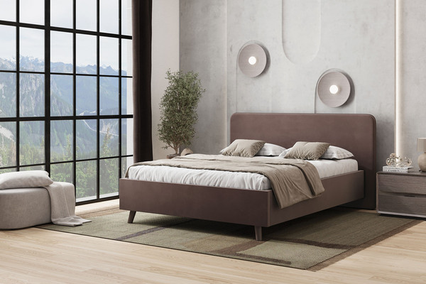 Изображение товара Каркас кровати Stolline Ванесса 02 80x200 (коричневый)