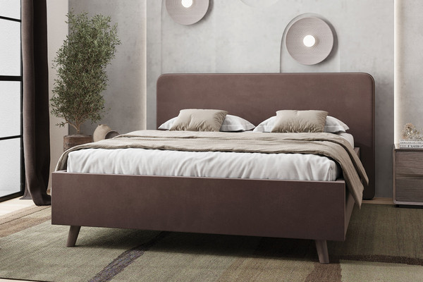 Изображение товара Каркас кровати Stolline Ванесса 02 80x200 (коричневый)