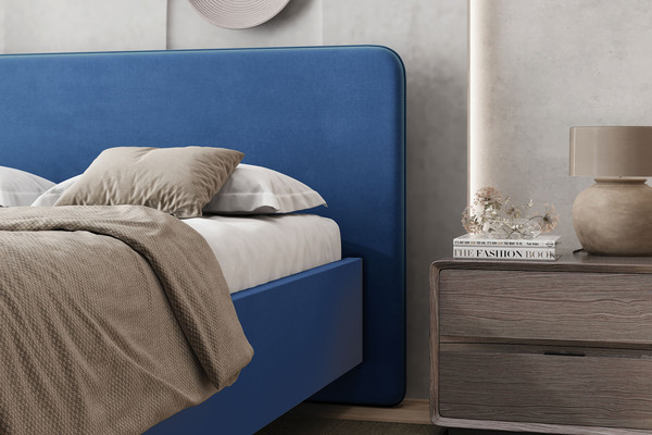 Изображение товара Каркас кровати Stolline Ванесса 05 80x200 (синий)