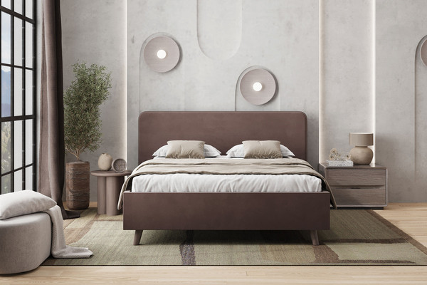 Изображение товара Каркас кровати Stolline Ванесса 07 120x200 (коричневый)