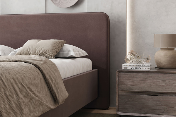 Изображение товара Каркас кровати Stolline Ванесса 17 160x200 (коричневый)