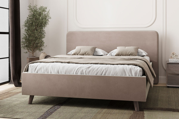 Изображение товара Каркас кровати Stolline Ванесса 21 180x200 (бежевый)