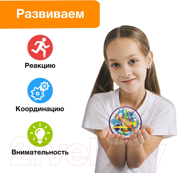 Изображение товара Игра-головоломка Zabiaka Шар. Лабиринтус / 1653536